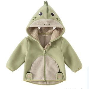 Dave & Bella Dave&Bella Girls/Boys Warm Playful Fleece Jacket 2-3T Green NWT